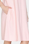 Zivame 2 Mile Fashion Knit Cotton Loungewear Dress - Pink Dogwood — thumbnail 6